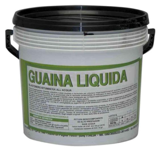 9,0 PZ Di GUAINA LIQUIDA BITUMINOSA NERA  1 KG