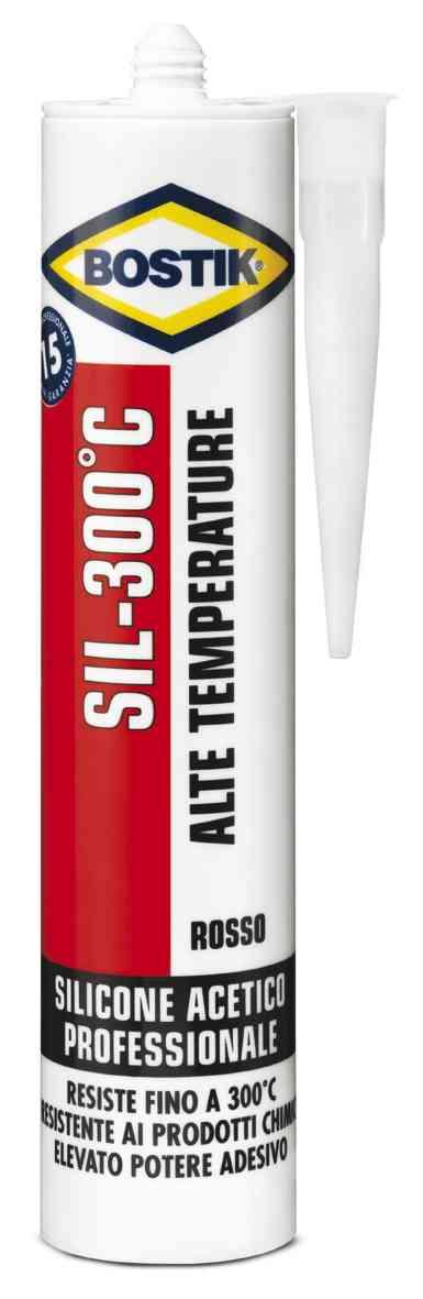 12,0 PZ Di BOSTIK SILICONE SIL-300 C ALTE TEMPERAT 300 ML CAR