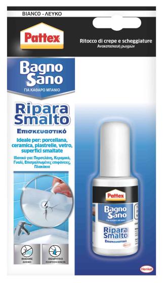 6,0 PZ Di PATTEX BAGNO SANO RIPARA SMALTO 50 G