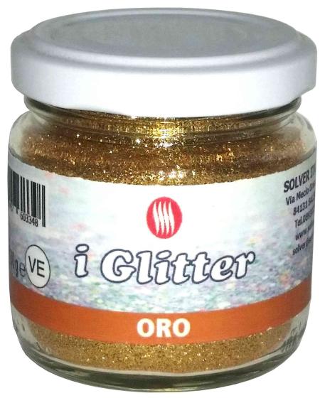 6,0 PZ Di GLITTER POLVERE GR.50 COLORE ORO