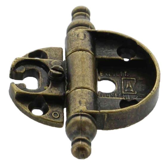 10,0 PZ Di CERNIERA PER MOBILI A0056 BRONZO ANTIC 35X18 MM*