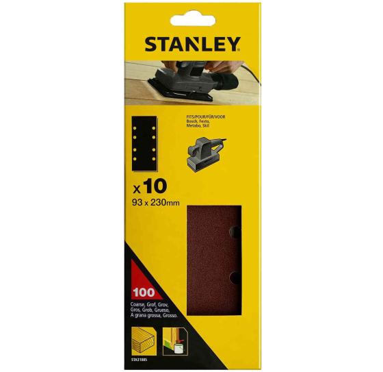 1,0 CF Di PIRANHA STANLEY STA31085 (X31085) 10 FOGLI FORATI 