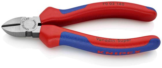 1,0 PZ Di KNIPEX TRONCHESE TAGLIENTI DIAGONALI 70.02 140 MM