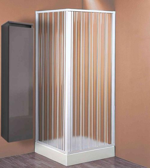 1,0 PZ Di BOX DOCCIA A SOFFIETTO 110/80X110/80 CM IN KIT