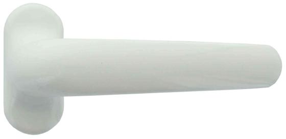 1,0 CP Di MANIGLIA PER INFISSI ALLUMINIO BIANCO RAL9010