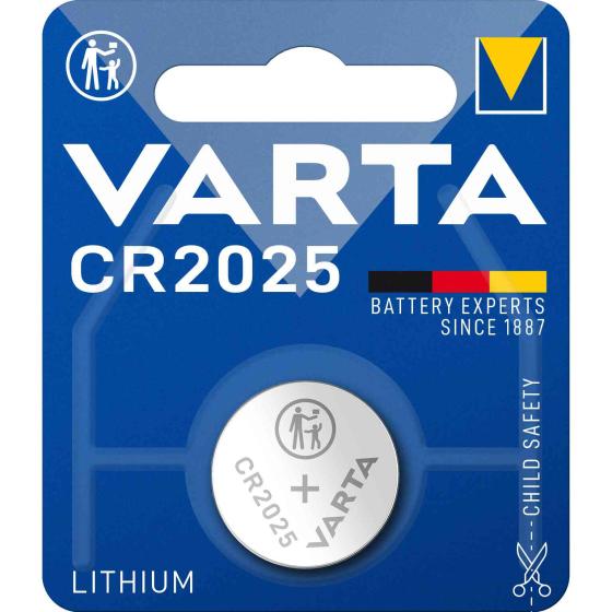 10,0 BL Di VARTA BATTERIA A BOTTONE CR2025  BL.1PZ