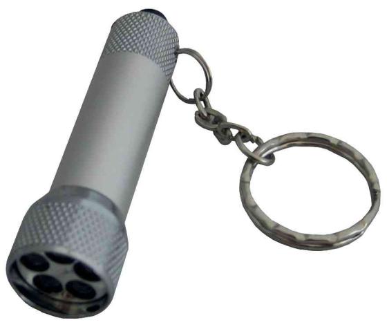 12,0 PZ Di TORCIA LED CON PORTACHIAVI BATTERIE INCLUSE