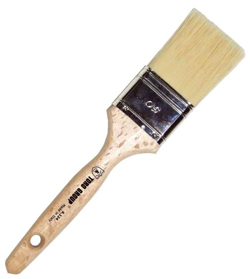 12,0 PZ Di PENNELLESSA MISTA MANICO LEGNO S.124 60 MM