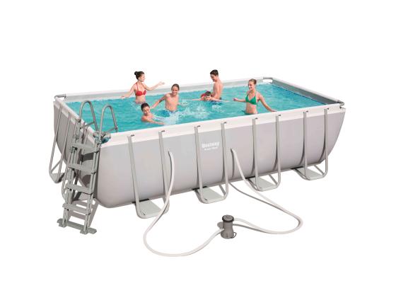 1,0 PZ Di PISCINA C/TELAIO COMPL.CM.488X244X122H 56670