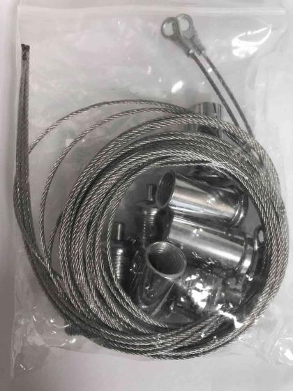 1,0 PZ Di KIT CAVETTI PER INSTALLAZIONE A SOSPENSIONE