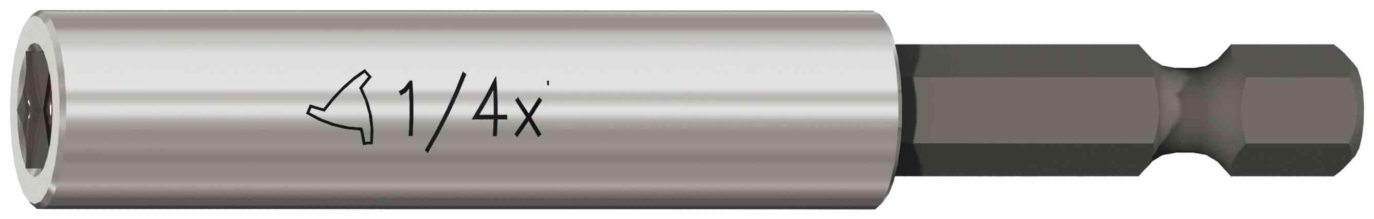 5,0 PZ Di LTI PORTAINSERTI MAGNETICO ATTACCO 1/4 100 MM