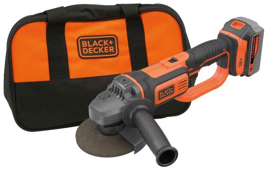 1,0 PZ Di SMERIGLIATRICE B+D BCG720M1 18V 4AH 115 MM