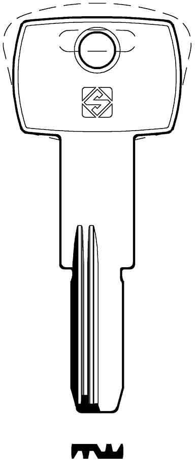 5 PZ Di CHIAVI SILCA PUNZONATE IBF3R OLC       GR.6/2