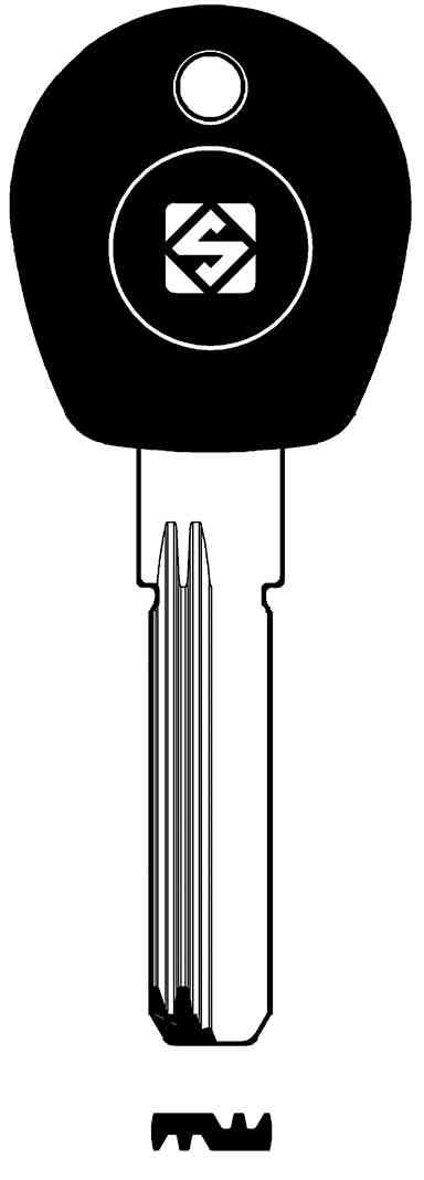 5 PZ Di CHIAVI SILCA PUNZONATE MO1RP OLC       GR.6/3