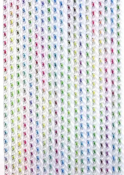 1,0 PZ Di TENDA MEDUSA MULTICOLOR 140XH240 CM 224 FILI