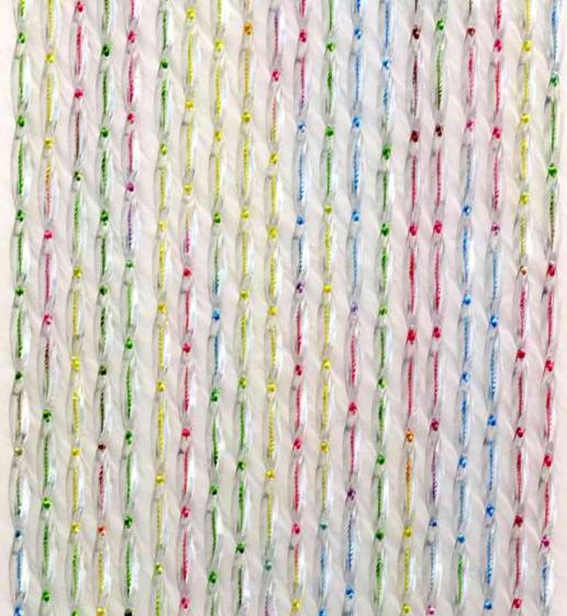 1,0 PZ Di TENDA ELBA MULTICOLOR 140XH240 CM 207 FILI