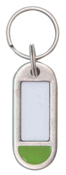 6,0 BL Di BL PORTAETICHETTA ZAMA SMALTATA C/ANELLO 3 PZ