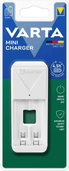 1,0 BL Di VARTA CARICABATTERIE MINI CHARGER VUOTO