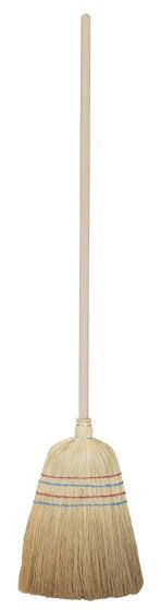 10,0 PZ Di SCOPA SAGGINA 32 CM STANDARD CON MANICO