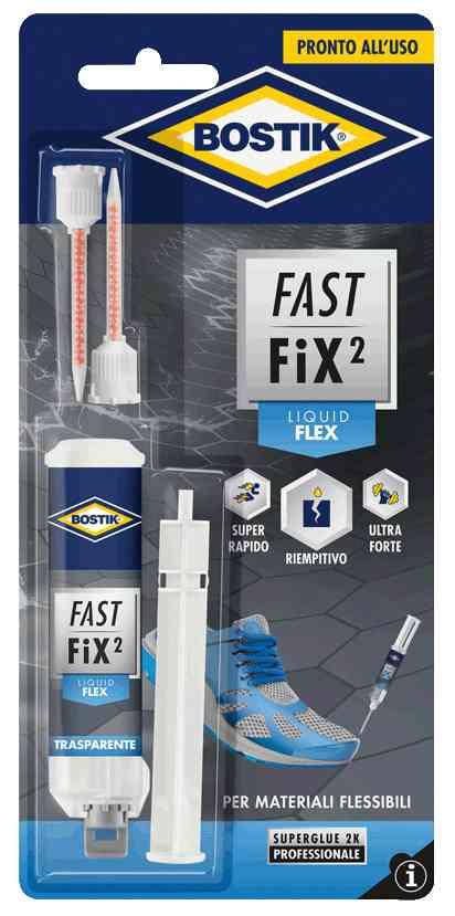 6,0 PZ Di BOSTIK COLLA FAST FIX LIQUID FLEX 10 G BLISTER