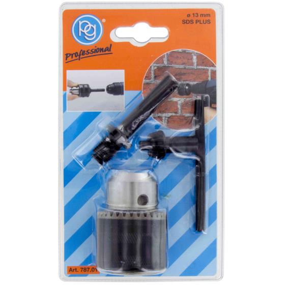 1,0 PZ Di POGGI 787.01 MANDRINO A CREMAGLIERA SDS PLUS 13 MM