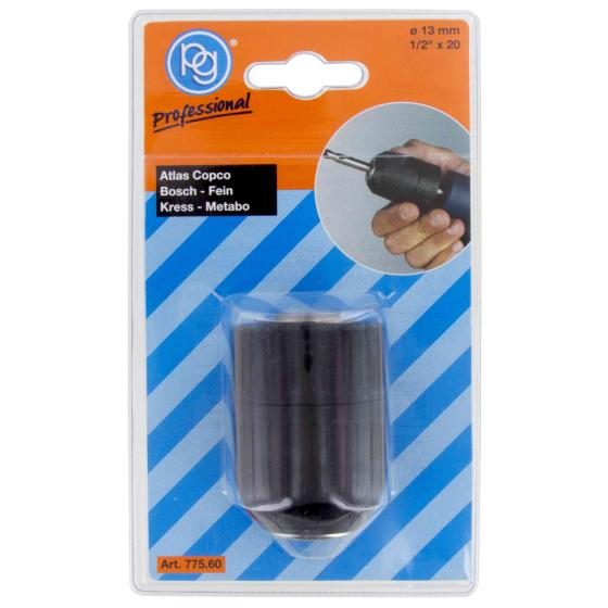 1,0 PZ Di POGGI 775.60 MANDRINO AUTOSERR S/CHIAVE 1/2X13 F