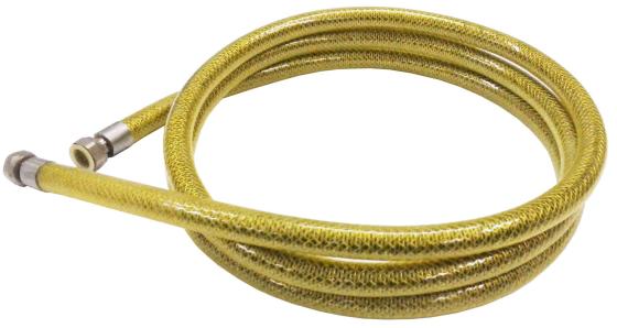 1,0 PZ Di TUBO FLESSIBILE INOX RIVESTITO 400 CM F.F.1/2