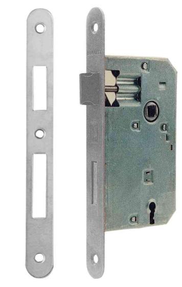 6,0 BL Di BL PATENT SERRATURA Q.8/70 NICKEL 50 B.TONDO