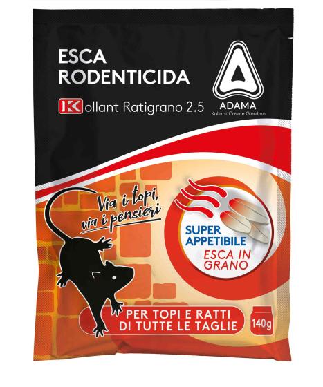1,0 PZ Di ESCA TOPICIDA FRESCA RATIGRANO 2.5 140 G