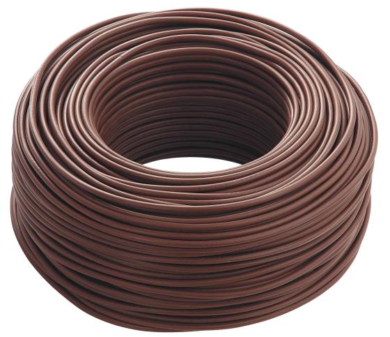 100,0 MT Di CAVO ELETTRICO SEZ. 3X1,5  MARRONE FS180R18