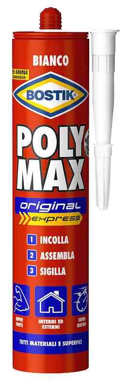 1,0 PZ Di BOSTIK POLYMAX ORIGINAL 425 G BIANCO CARTUCCIA