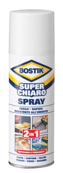 1,0 PZ Di BOSTIK SUPER CHIARO SPRAY 500 ML