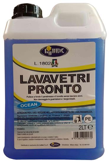 10,0 PZ Di LIQUIDO LAVAVETRI AUTO LT.2