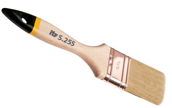 12,0 PZ Di PENNELLESSA BIONDA MANICO LEGNO ART.255  80 MM
