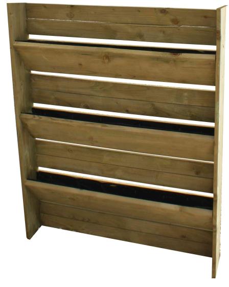 1,0 PZ Di ORTO PENSILE IN LEGNO A PARETE 80X17XH120 CM