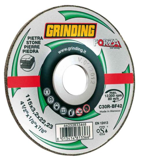 25,0 PZ Di GRINDING FORZA DISCO PER MARMO D 115X3,2 MM