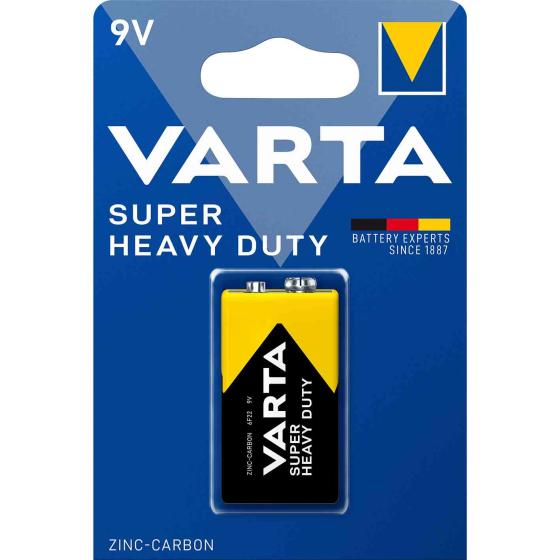 10,0 BL Di VARTA SUPERLIFE ZINCO 9V            BL.1PZ