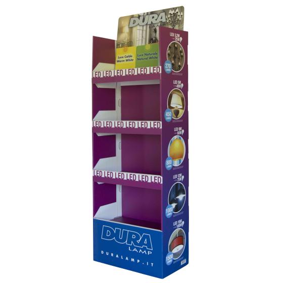 1,0 PZ Di PAL BOX ESPOSITORE DURALAMP
