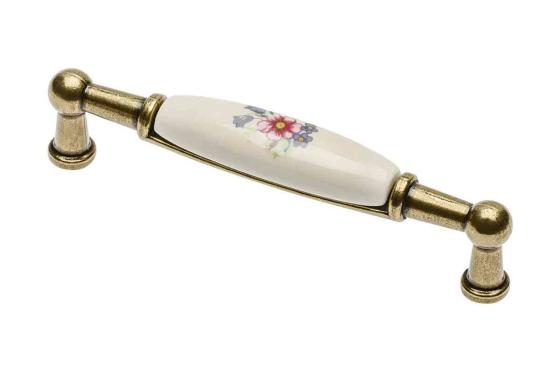 25,0 PZ Di MANIGLIA PORCELLANA UP-WP0728-BR 106X26 MM