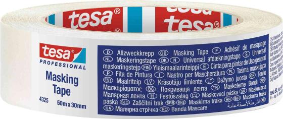 60,0 PZ Di NASTRO MASCHERA EDILIZIA TESA 30 MM X 50 M
