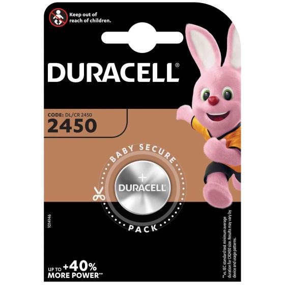 10,0 BL Di DURACELL BATTERIA A BOTTONE CR2450 BL.1PZ.