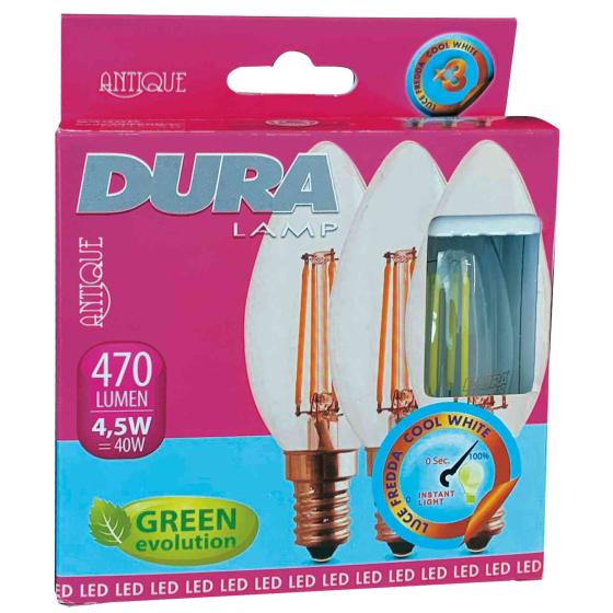 10,0 CF Di LED SET 3 CANDELA 4,5 W E14 L470-6400K FREDDA