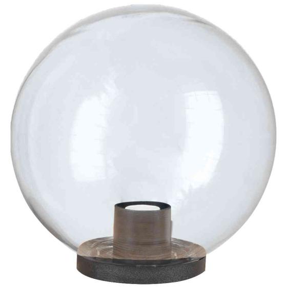 4,0 PZ Di SFERA PER LAMPIONE CM.30 E27 TRASPARENTE