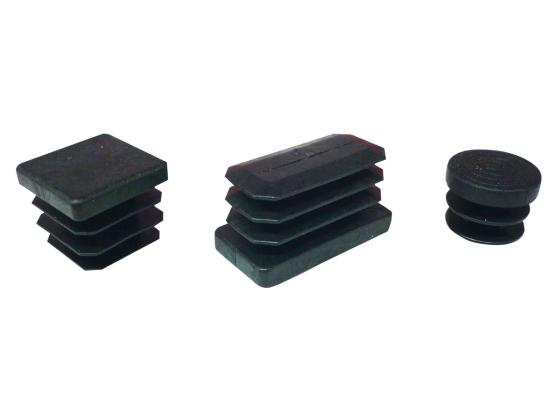 6,0 BL Di BL PUNTALE ALETTATO 20X20 MM NERO 8 PZ