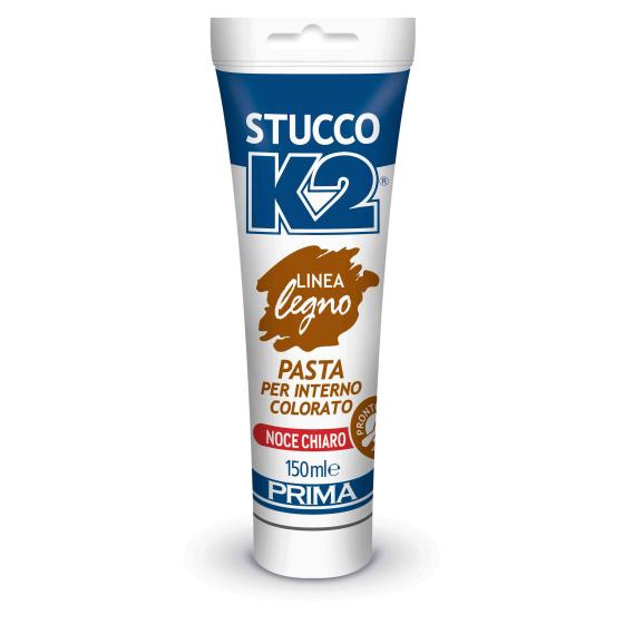 6,0 PZ Di STUCCO PRONTO K2 NOCE CHIARO TUBETTO 150 ML