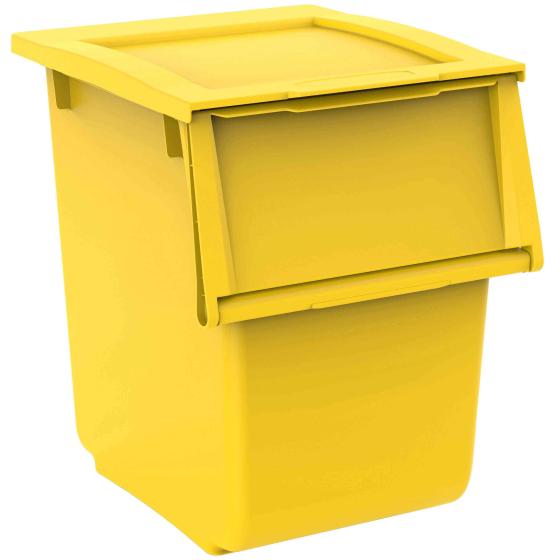 4,0 PZ Di CONTENITORE ECOBIN 25 L PATTUMIERA TERRY ECOLINE