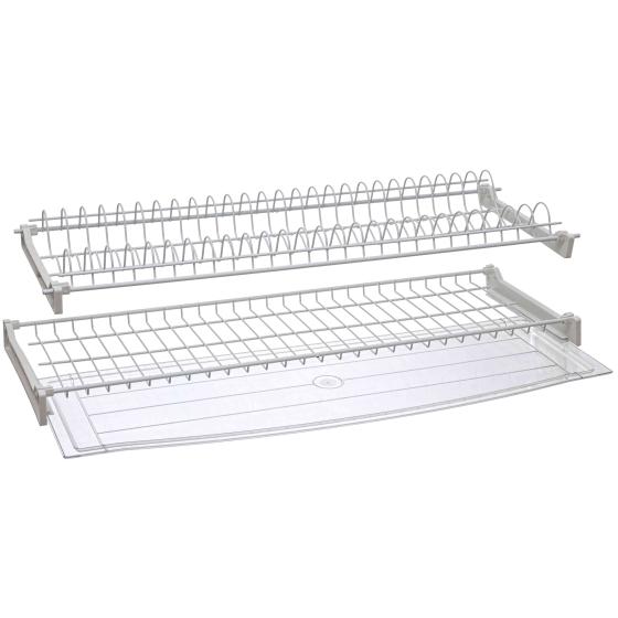 1,0 CF Di KIT COLAPIATTI ALLUMINIO C/VASCHETTA 86 CM CROMO