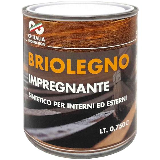2,0 PZ Di IMPREGNANTE BRIOLEGNO LT.2,5 NOCE SCURO 201