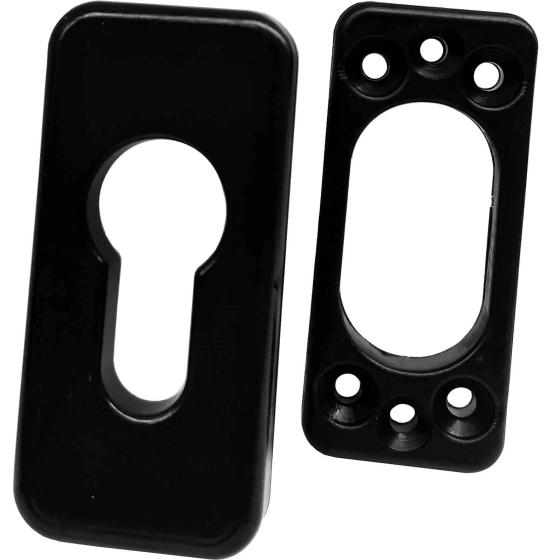 10,0 PZ Di BOCCHETTA PER PERSIANE 32X8X68 MM OVALE NYLON