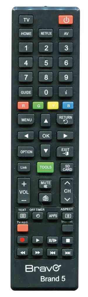 1,0 PZ Di TELECOMANDO TV BRAVO BRAND 5 PANASONIC